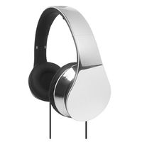 SuperSonic Digital Stereo Headphone with Noise Reduction, Silver (IQ-215 Silver)