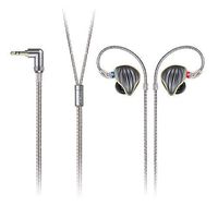 FiiO FH5 Best Over The Ear Headphones/Earphones Detachable Cable Design HiFi Quad Driver Hybrid (1 Dynamic + 3 Knowles BA) in-Ear Monitors for iOS and Android Computer PC Tablet