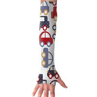 BaPaLa Cartoon Car Sports Arm Sleeves Cooling Or Warmer UV Sun Protection Compression Arm Sleeve for Women& Men Suit for Cycling,Running,Golf, Basketball,Football 1 Pairs