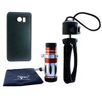 Apexel Telescope 12.5X Zoom Telephoto Manual Focus Long Focal Camera Phone Lens with High-end Tripod for Samsung Galaxy S6 Edge Plus