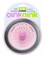 MSC International 78616 Joie Oink Kitchen Sink Strainer Basket, Piggy, 4.5-inch, Pig, Pink