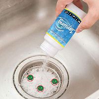 Powerful Sink and Drain Cleaner, Juner Magic Bubble Bombs Fast Foaming Pipe Cleaner Deodorant Chemical Powder Dredge Agent for Kitchen Toilet Pipeline Dredging Quick Cleaning, 100g
