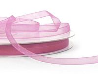 Ben Collection 1/4" X 50 Yard Plain Organza Ribbon Art & Sawing Craft Party Favor Gift Wrapping (Mauve)