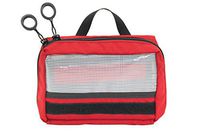 First Aid IFAK Velcro Pouch - Small - Made in USA (Red, Bag Only)
