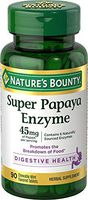 Nature's Bounty Super Papaya Enzyme, Promotes Food Breakdown, Digestive Health, 90 Mint Tablets