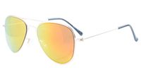 Eyekepper 3-10yr Old Kids Child Pilot Sunglasses Gold Frame-Red Mirror