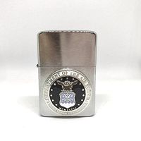 US Air Force Thunderbird Vector Pocket Lighter Stainless Steel Single Torch Cigar Lighter – Cigar Cutters by Jim