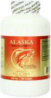 NCB Alaska Deep Sea Fish Oil, Omega 3 1000mg 300 Softgels