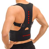 CROSS1946 Fajas para Hombres Back Support Posture Corrector Shoulder Brace Lumbar Support Neck Brace Back Pain Belt Waist Trainer Lower and Upper Back Pain Kyphosis Posture XL