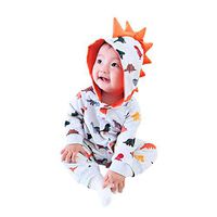 Infant Romper Toddler Jumpsuits Hotsales!!! for 6-9 Months Newborn Baby Hooded Cartoon Dinosaur Romper Jumpsuit Boys Girls Outfits