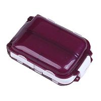 Polytree 3-Layer 8-Compartment Pill Organizer Pill Box Home Supplement Holder Portable Vitamin Pill Container Daily Medicine