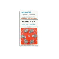 Lenmar WCZA13 ZA13 Zinc-Air Hearing Aid Battery