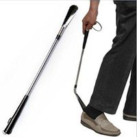 Effortsmy Stainless Steel Spring Can be Bent Long Pull Shoes Device Wear Shoes Device 23.2inch / Reaching Aid