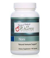 Noni Capsules - 100% Organic Freeze-Dried Tahitian Noni Morinda (750mg per Capsule, 90 Veggie Capsules)