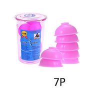 HIGHHEALTH Large Size Silicon Cupping Therapy Set Vacuum Therapy Slimming Bu-Hang Massage Acupressure Great for Pain Relief & Acute (7 Cups)