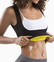 YBZS Hot Sweat Vest, Slimming Sauna Vest Corset, Neoprene Sweat-Absorbent Corset, Fitness Training Weightlifting Female Low-Cut,M