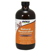 NOW Supplements, Natural Resveratrol, with Acai, Mangosteen, Pomegranate, Goji Berry, VitaBerry & other Super Fruits, 16-Ounce Liquid Concentrate