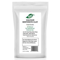 Smart Solutions Calcium Bentonite Clay Food Grade, 2 lb | Natures Detoxifier All Natural for Internal and External Use