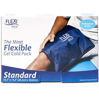 FlexiKold Gel Ice Pack (Standard Large: 10.5" x 14.5") - Reusable Cold Pack Compress (Therapy for Pain and Injuries of Knee, Shoulder, Foot, Back, Ankle, Neck, Hip, Elbow, Wrist) - 6300-COLD