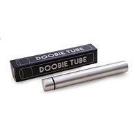 Bey-Berk Doobie Doob Tube Steel Metal Air Tight Oder Resistant Stores Cannabis Marijuana King Sized Doobs Joints