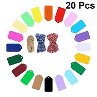 SUPVOX 200Pcs Colorful Gift tag for Holiday Presents Wedding Party Favors
