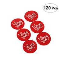 BinaryABC Valentines Day Gift Tag Stickers,Valentines Day Decorations,Baking Packaging Sealing Sticker Adhesive Labels,120pcs