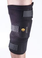 Corflex Cryotherm Knee Wrap - Knee Brace with Ice Pack-3 Pockets, 3 Gels - Black