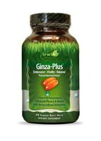 Caffeine-Free Boost with Pure Asian Ginseng Extract, Ginza-Plus by Irwin Naturals, 75 Liquid Softgels