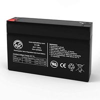 Power-Sonic PS-612 6V 1.3Ah Sealed Lead Acid Battery - This is an AJC Brand Replacement