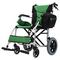 Small Wheelchairs Folding Volume Attendant-Propelled Wheelchair Light and Easy to Carry Aluminum Travel Can Be On The Plane Elderly Disabled Push-Type Walker Load-Bearing: 200KG / 440lbs