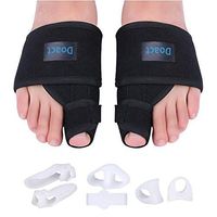 Bunion Corrector, Bunion Toe Straightener Corrector + 3Pair Silicone Gel Toe Separator (1 Pair L)