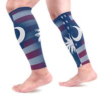 USA South Carolina State Flag Sports Calf Compression Sleeves Leg Compression Calf Sleeve for Runners Men Women (1 Pair)