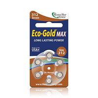 Eco-Gold Max Hearing Aid Batteries Size 312 (36 Total Batteries)