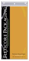Flexicore Packaging Harvest Gold Gift Wrap Tissue Paper XL | Size: 20 Inch X 30 Inch | Count: 10 Sheets | Color: Harvest Gold