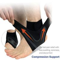 Walk-Hero The Adjustable Elastic Ankle Brace 1 Pair (M)