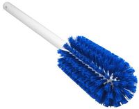 Regal 90173 Polyester Foodservice Goblet Utility Scrub Bottle Brush, 3-11/32" Diameter x 16" Length, Blue (Case of 12)