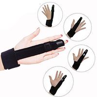 Finger Extension Splint,Finger Splints Brace for Trigger Finger,Mallet Finger,Broken Fingers,Fractured Arthritis Finger Support Knuckle Immobilization Straightening Tendonitis Pain Relief (Black)