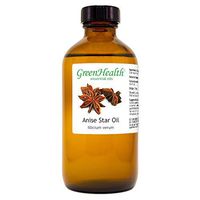 Anise Star Essential Oil - 8 fl oz (237 ml) Glass Bottle w/Cap - 100% Pure Essential Oil - GreenHealth