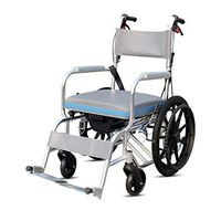 Xue Yang Shop Lightweight Transport Wheelchair,Shower or Urination Multi-Function seat,Wheelchair for Independence or Caretaker Convenience Load 100 kg