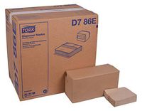 Tork Universal D786E Masterfold Dispenser Napkin, Overall Embossed, 1-Ply, 12" Length x 13" Width, Natural, Green Seal Certified (Case of 12 Packs, 500 per Pack, 6,000 Napkins)