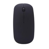 AcisuHu Portable Office Wireless Mouse,[Ergonomic Comfort] [Ultra-Thin] for Desktop, MacBook, Notebook, PC, Laptop, Computer Multi-Color Optional (1pc, Black1)