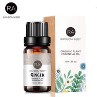 Ginger Essential Oil 10ml (0.33oz) - 100% Pure Therapeutic Grade for Aromatherapy Diffuser, Massage, Skin Care