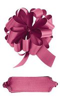Double Sided Satin Pull Bows in Burgundy Finish 5½W x 20 Loops - Pack of 50