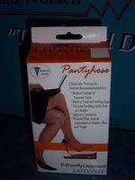 Fit Rite 15-20mmHg True Medical Grade Pantyhose Black Small