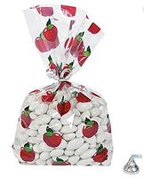 Fall Apple Cellophane Bags (2 Dozen)