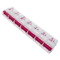 Pill Box ~ Easy Open Buttons ~ 7 Day Medication Storage Case (7 Slot 1 Week)