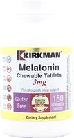 Kirkman Labs Melatonin Chewable Tablets, 3 mg, 150 Tablets