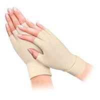 Gent House Unisex Half-Finger Anti Arthritis Health Gloves Men Size