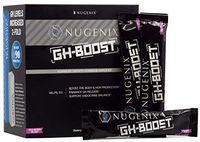 Nugenix GH-Boost - Advanced Secretagogue Accelerator, HGH Booster and Sleep Supplement for Men, GABA, Glutamine, Lysine, Arginine, Ornithine, Tea-Berry Blast - 30 Pack