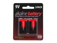 Monoprice Monoprice Alkaline 9V Battery 2-Pack